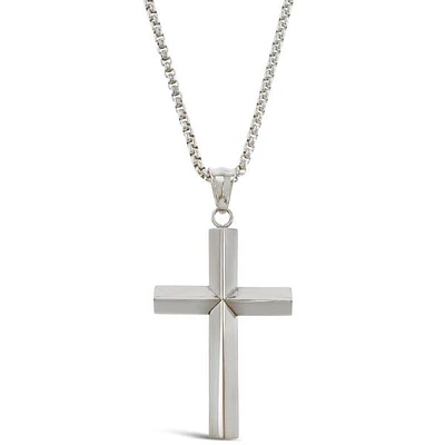 Stainless Steel Antique Cross Necklace 150156
