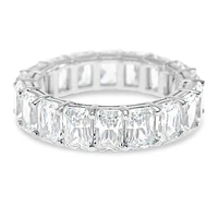 Sterling Silver Cubic Zirconia Eternity Ring
