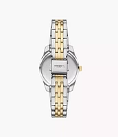 Fossil Scarlette Three-Hand Date Two-Tone Watch ES5388 153057