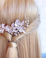 Rosegold Flower Hair Clip 137587
