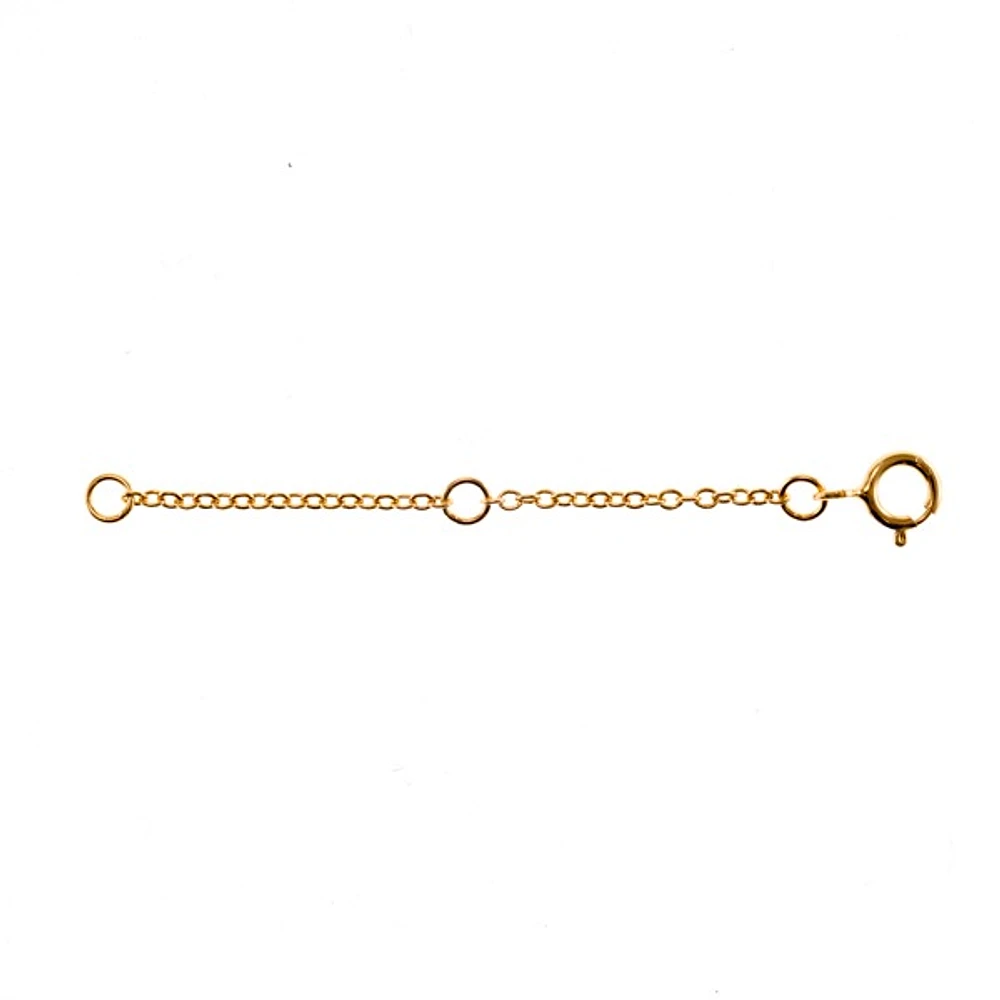 Yellow Gold Plated Sterling Silver Extension 2 inches 143572