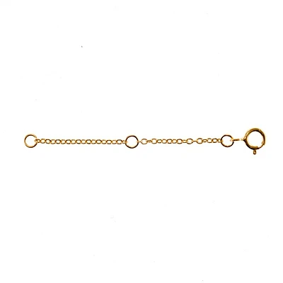 Yellow Gold Plated Sterling Silver Extension 2 inches 143572