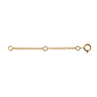 Yellow Gold Plated Sterling Silver Extension 2 inches 143572
