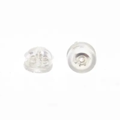 Sterling Silver Silicone earrings backing 142412