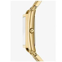 Michael Kors Essex Three-Hand Gold Stainless Steel Watch MK4904 154465