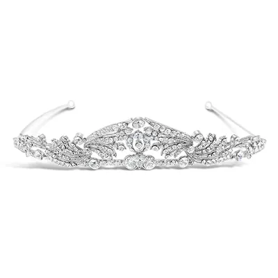 Bridal Silver Vintage Tiara 120673