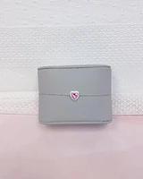 Sterling Silver Heart Pink Cubic Zirconia Bracelet 151770