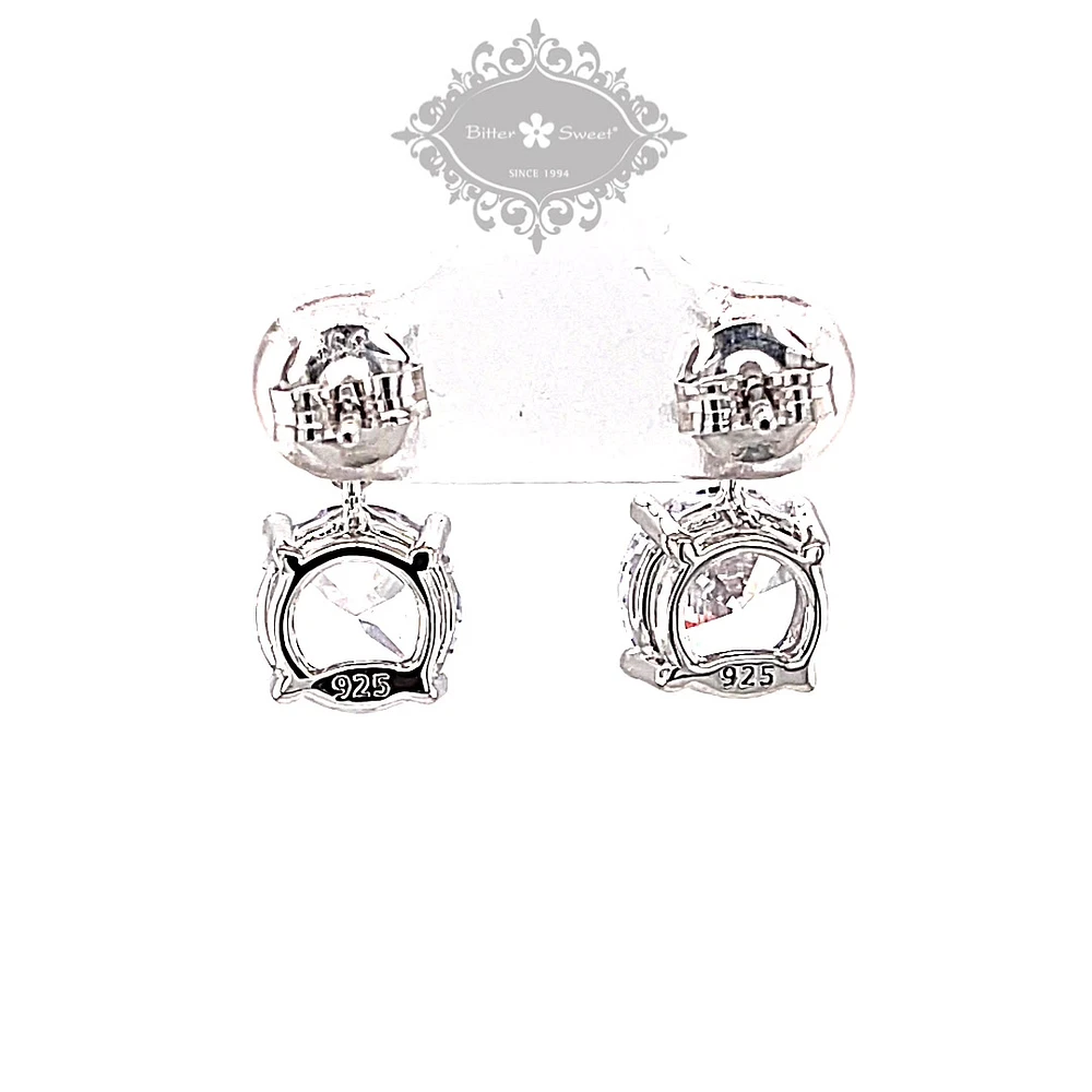 Sterling Silver Cubic Zirconia Earrings