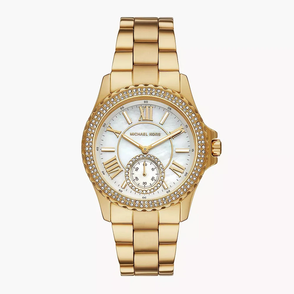 Michael Kors Everest Three-Hand Gold-Tone 150290