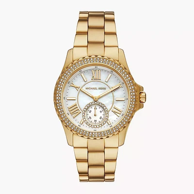 Michael Kors Everest Three-Hand Gold-Tone 150290