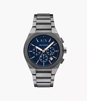 Armani Exchange Chronograph Gunmetal Stainless Steel Watch AX4182 154685