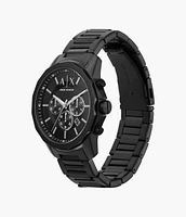 Armani Exchange Chronograph Black Stainless Steel Watch AX1722 154688