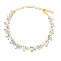 Bridal Gold Cubic Zirconia Bracelet 137425