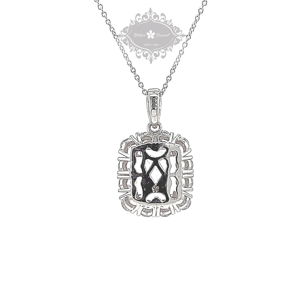 Sterling Silver Cubic Zirconia Necklace