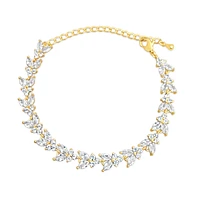 Bridal Gold Cubic Zirconia Bracelet 137425