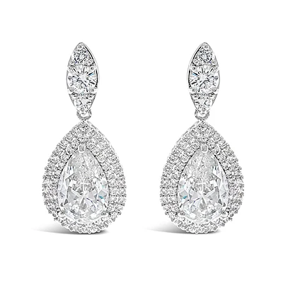 Bridal Cubic Zirconia Earrings 129504