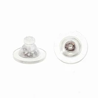 Sterling Silver  Silicone earrings backing 143567