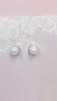 Bridal Silver Cubic Zirconia Earrings 149304