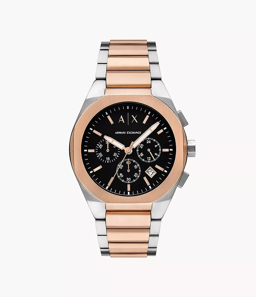 Armani Exchange Chronograph Two-Tone Stainless Steel Watch AX4181 153824