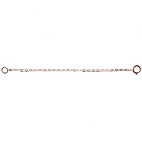 Rose Gold Plated Sterling Silver Extension 3 inches 142950
