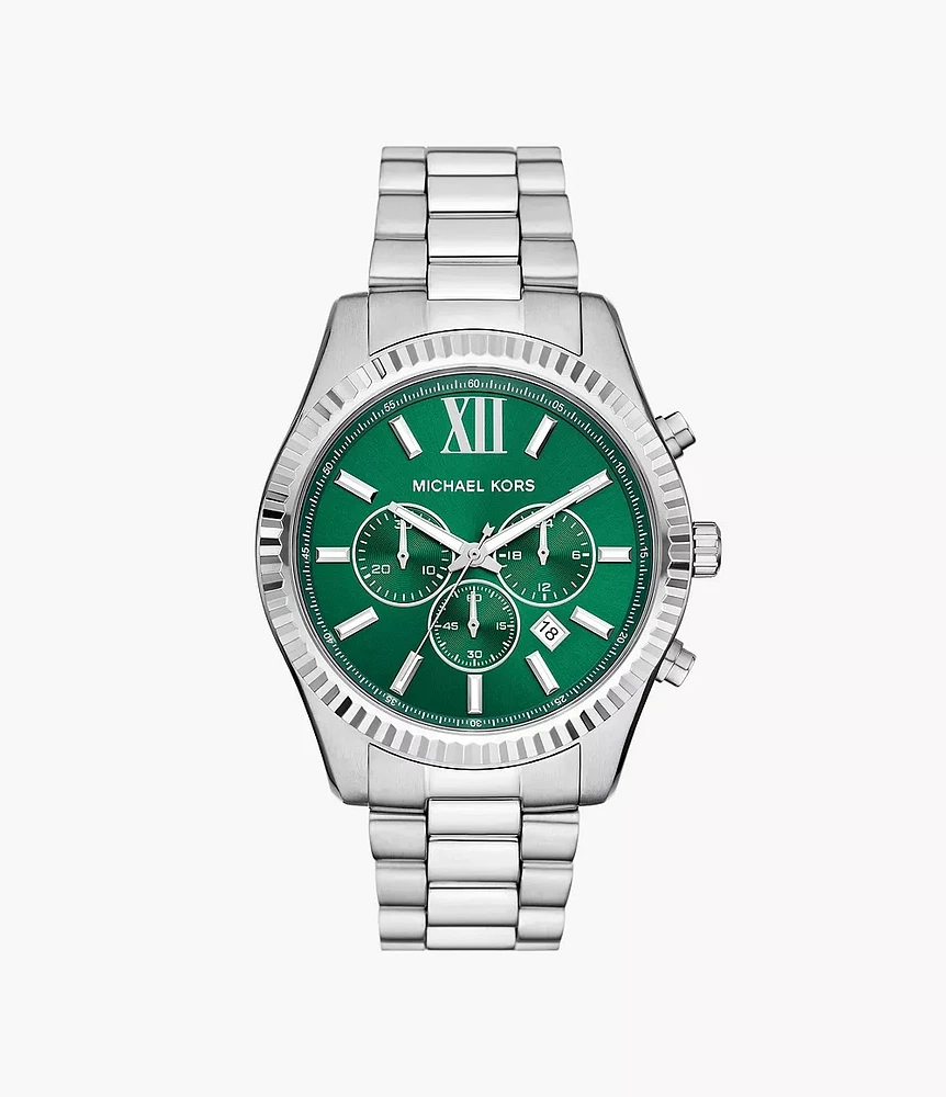 Michael Kors Oversized Lexington Silver Watch MK9152 154475