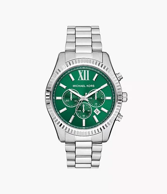 Michael Kors Oversized Lexington Silver Watch MK9152 154475