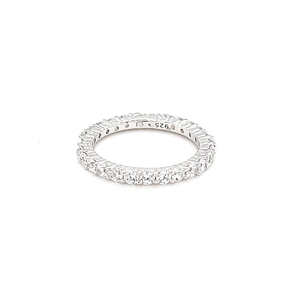 Sterling Silver Cubic Zirconia Ring