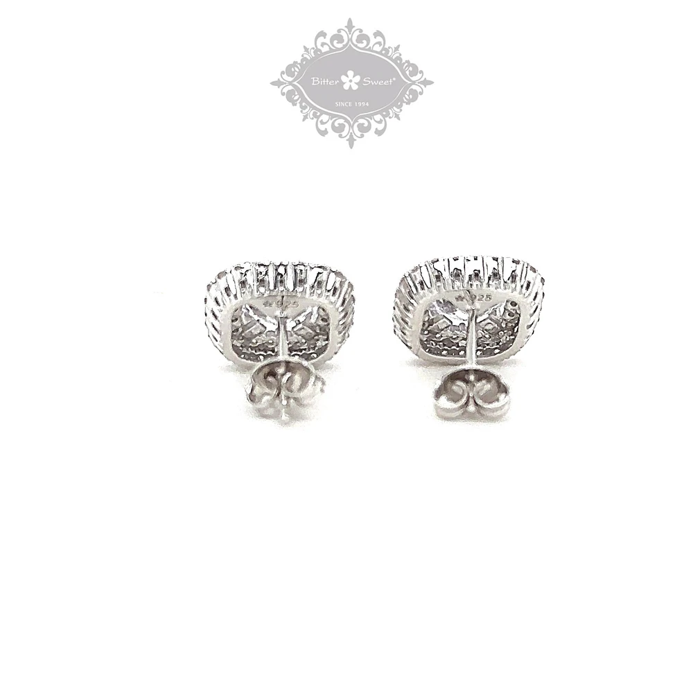 Sterling Silver Cubic Zirconia Earrings