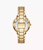 Michael Kors Pyper Three-Hand Gold-Tone Alloy Watch MK4666 154470