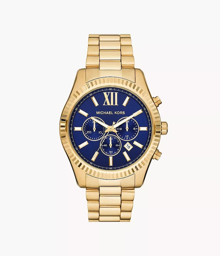 Michael Kors Oversized Lexington Gold Watch MK9153 154474