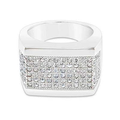 Men's Stainless Steel Silver Ring