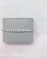 Sterling Silver 4mm Cubic Zirconia Tennis Bracelet 113761