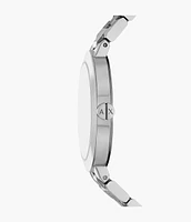 Armani Exchange Two-Hand Stainless Steel Silver Watch 154683