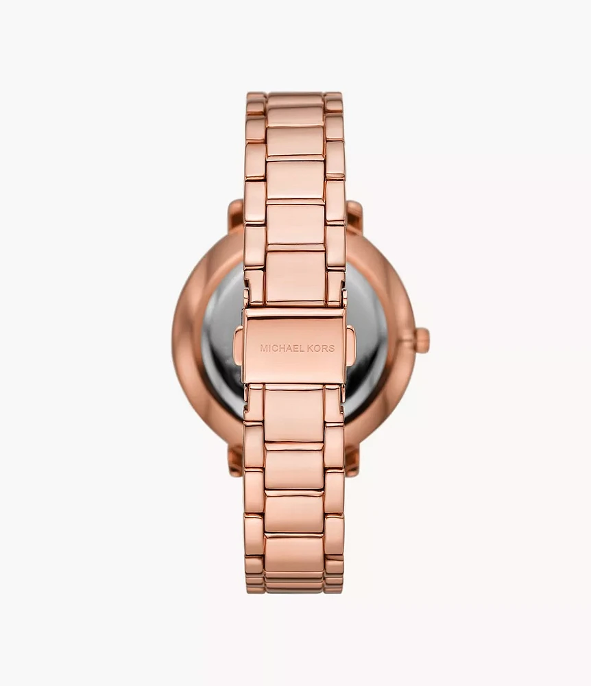 Michael Kors Pyper Three-Hand Rose Gold-Tone Alloy Watch MK4594 154469