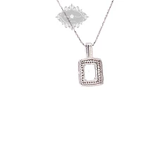 Sterling Silver Cubic Zirconia Necklace 145474