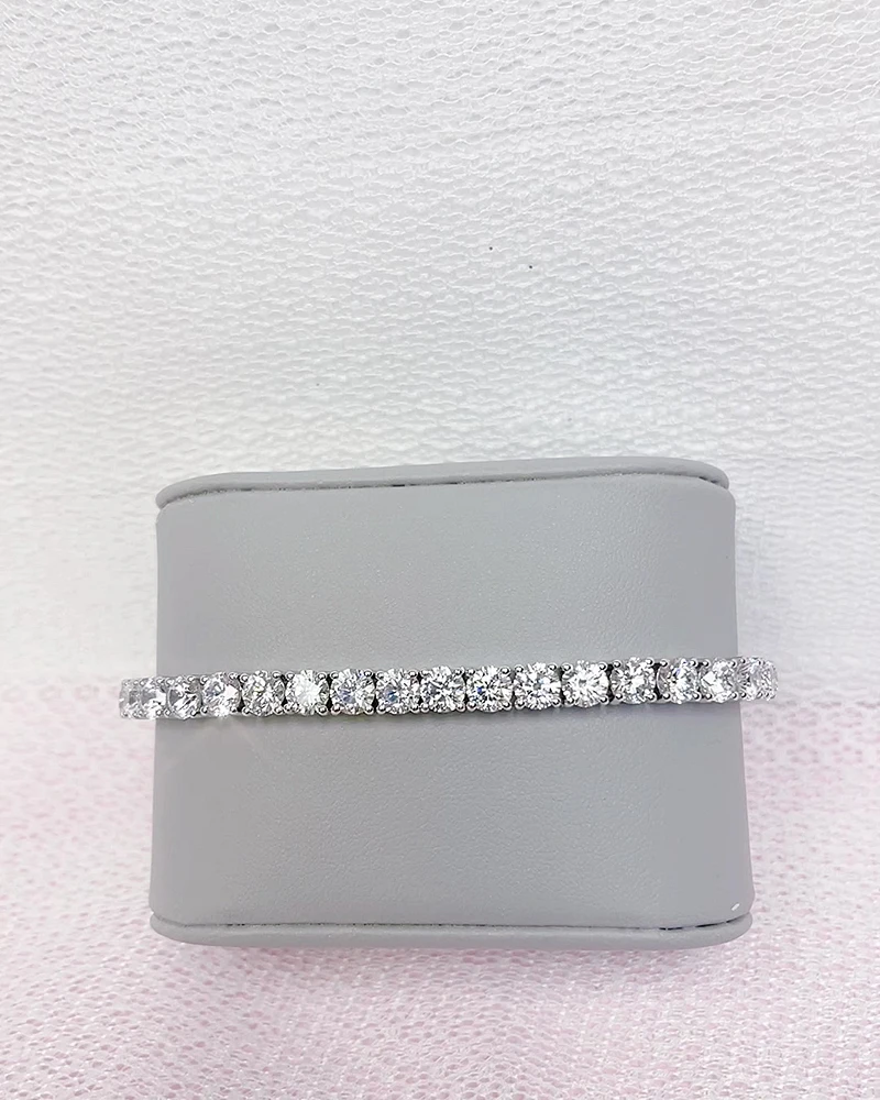 Sterling Silver 5mm Cubic Zirconia Tennis Bracelet 149654