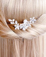 Bridal Silver Hair Stick Set