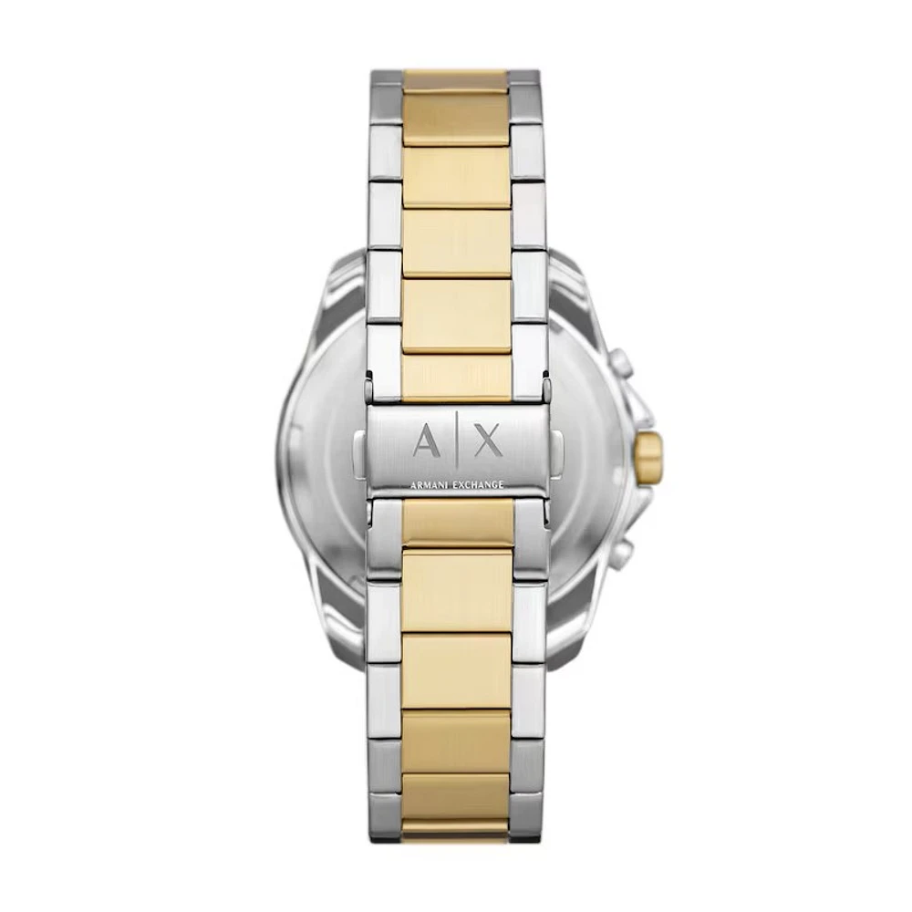 Armani Exchange Two-Tone Chronograph Watch Green Dial AX1966 154689