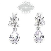 Silver Cubic Zirconia Earrings 137415