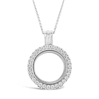 Sterling Silver Cubic Zirconia Necklace 130700