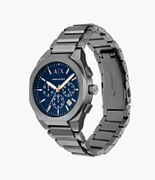 Armani Exchange Chronograph Gunmetal Stainless Steel Watch AX4182 154685