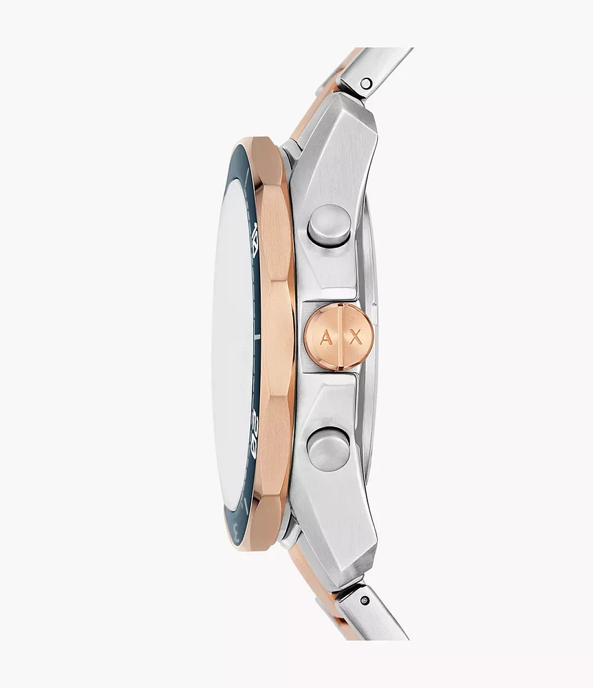 Armani Exchange Chronograph Two-Tone Stainless Steel Watch AX1965 154690