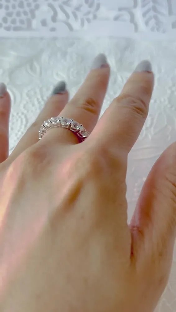 Sterling Silver Cubic Zirconia Ring