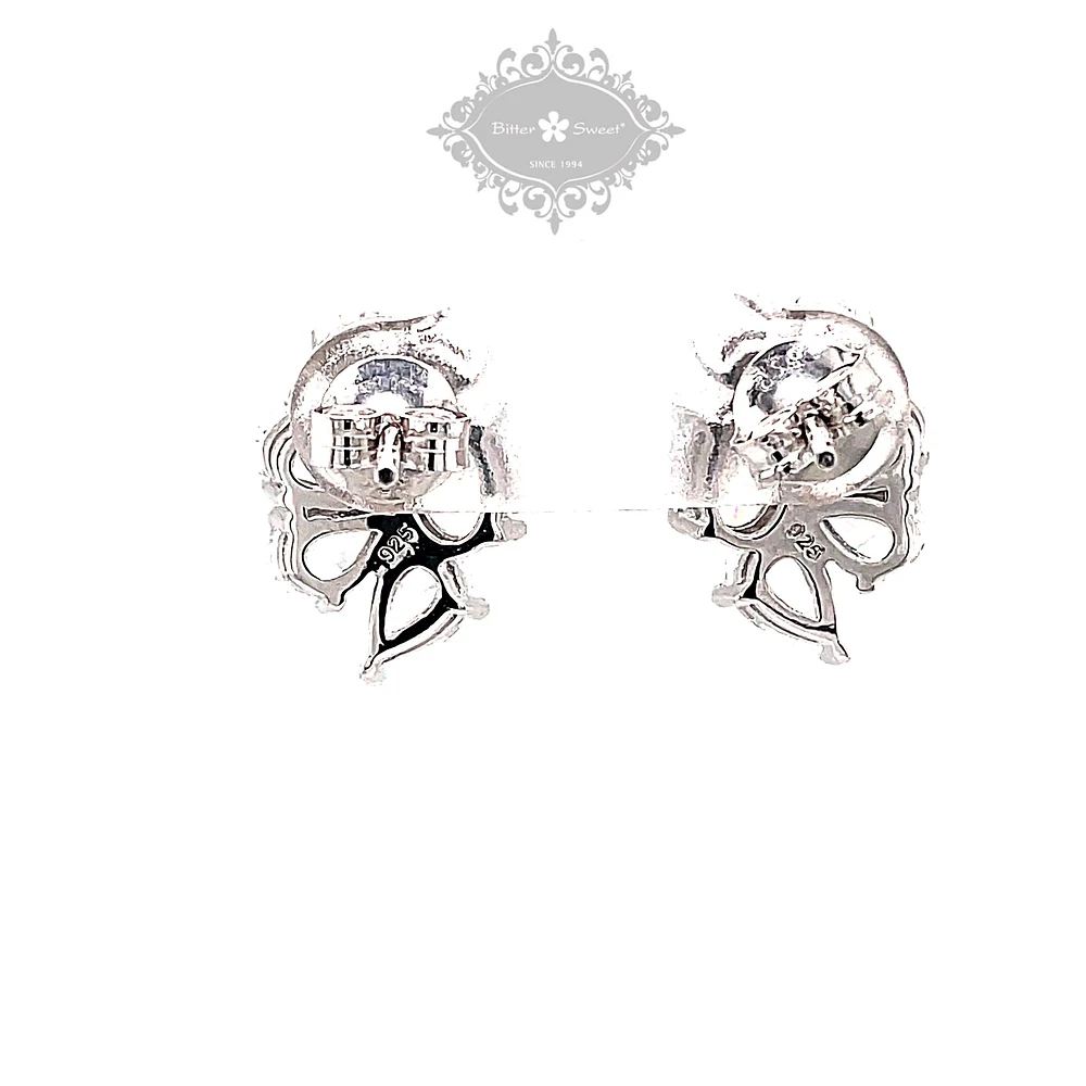 Sterling Silver Cubic Zirconia Earrings 145742