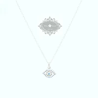 Sterling Silver Cubic Zirconia Necklace 139417