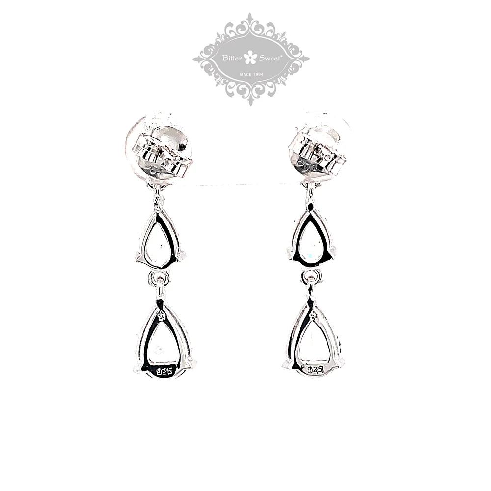 Sterling Silver Cubic Zirconia Earrings 145743