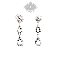 Sterling Silver Cubic Zirconia Earrings 145743