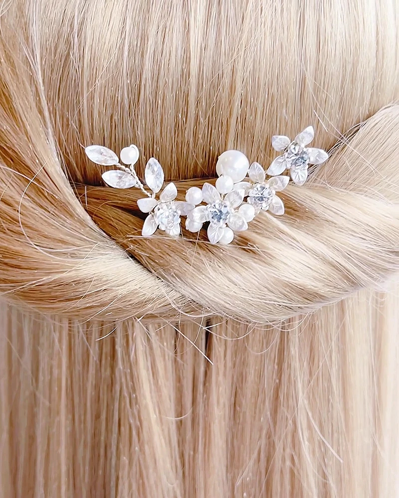 Bridal Gold Hair Stick Set