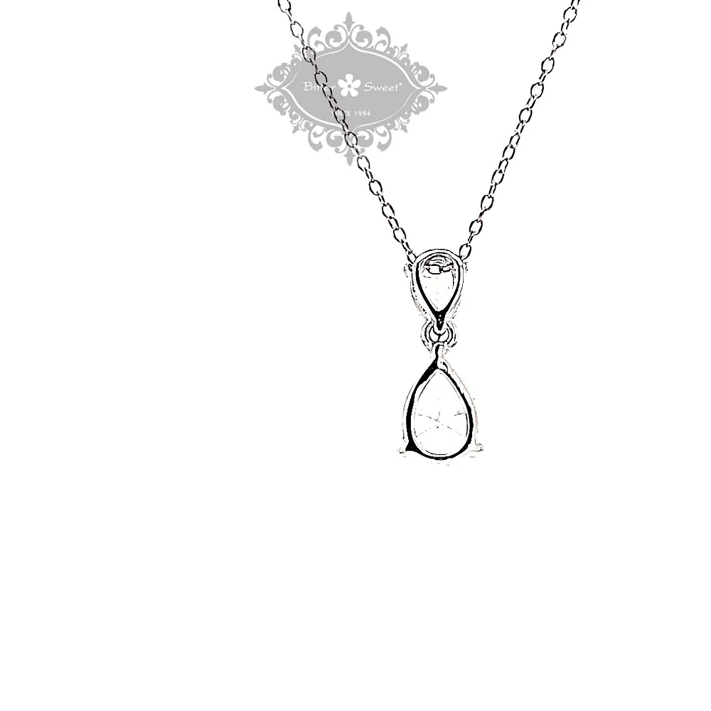 Sterling Silver Cubic Zirconia Necklace 152732
