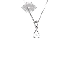 Sterling Silver Cubic Zirconia Necklace 152732
